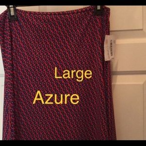 New silky azure skirt, large